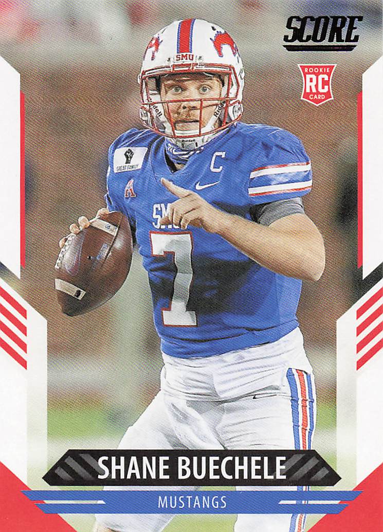 2021 Score Football Shane Buechele #365 Rookie