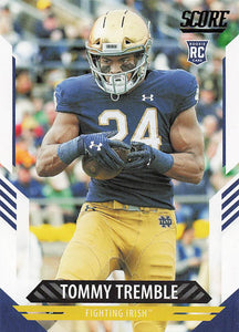 2021 Score Football Tommy Tremble #377 Rookie