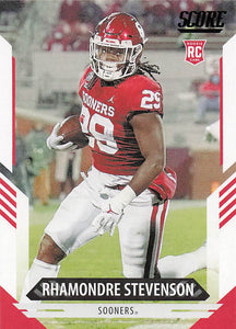 2021 Score Football Rhamondre Stevenson #386 Rookie