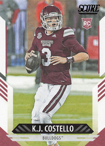 2021 Score Football K.J. Costello #391 Rookie