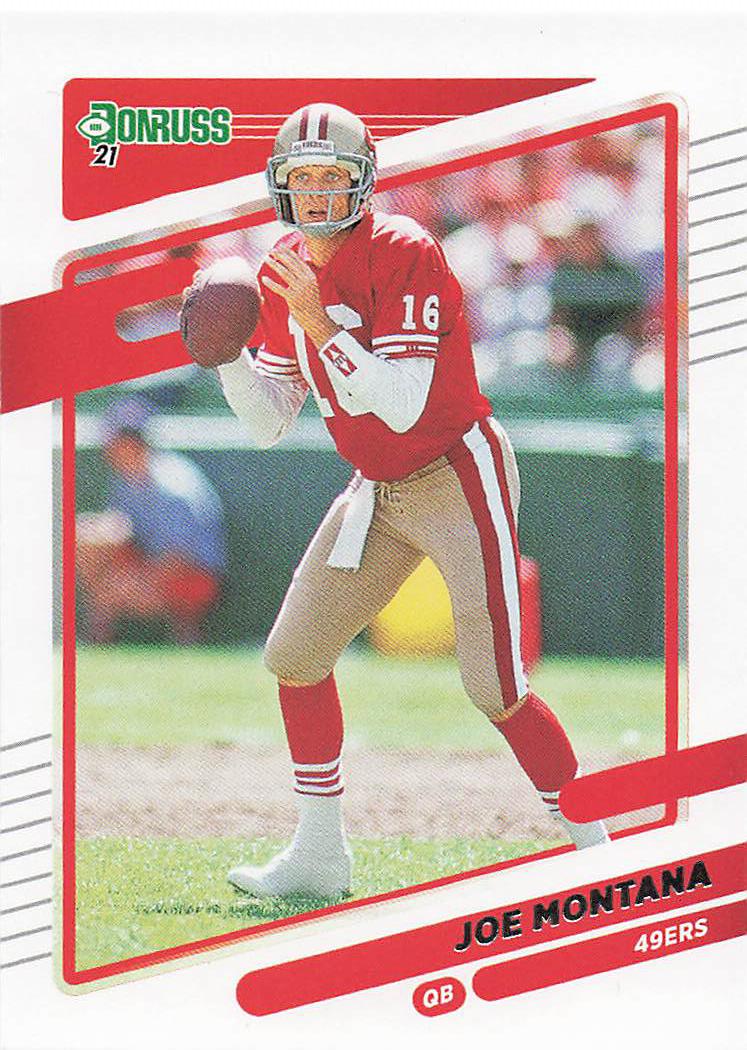 2021 Donruss Football Joe Montana #57