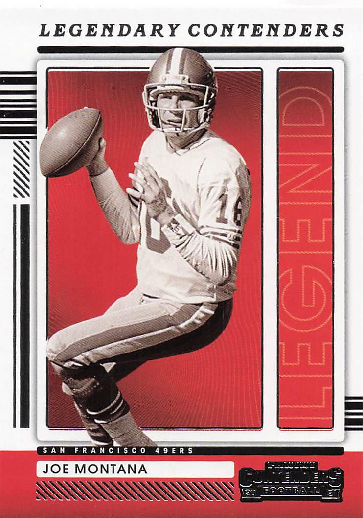 2021 Panini Contenders Football Legendary Contenders Joe Montana #LGD-JMO