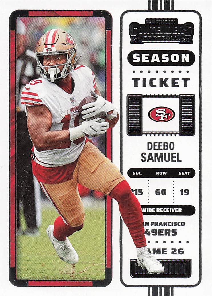 2022 Panini Contenders Football Deebo Samuel #83