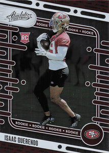 2024 Panini Absolute Football Retail Isaac Guerendo #189 Rookie