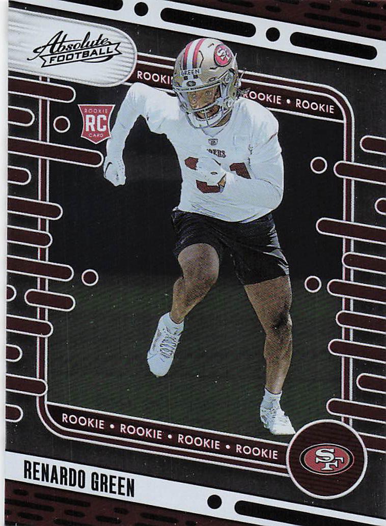 2024 Panini Absolute Football Retail Renardo Green #159 Rookie