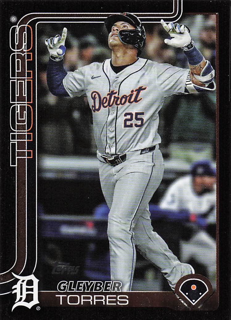 2025 Topps Baseball Black Border 71/74 Gleyber Torres #658