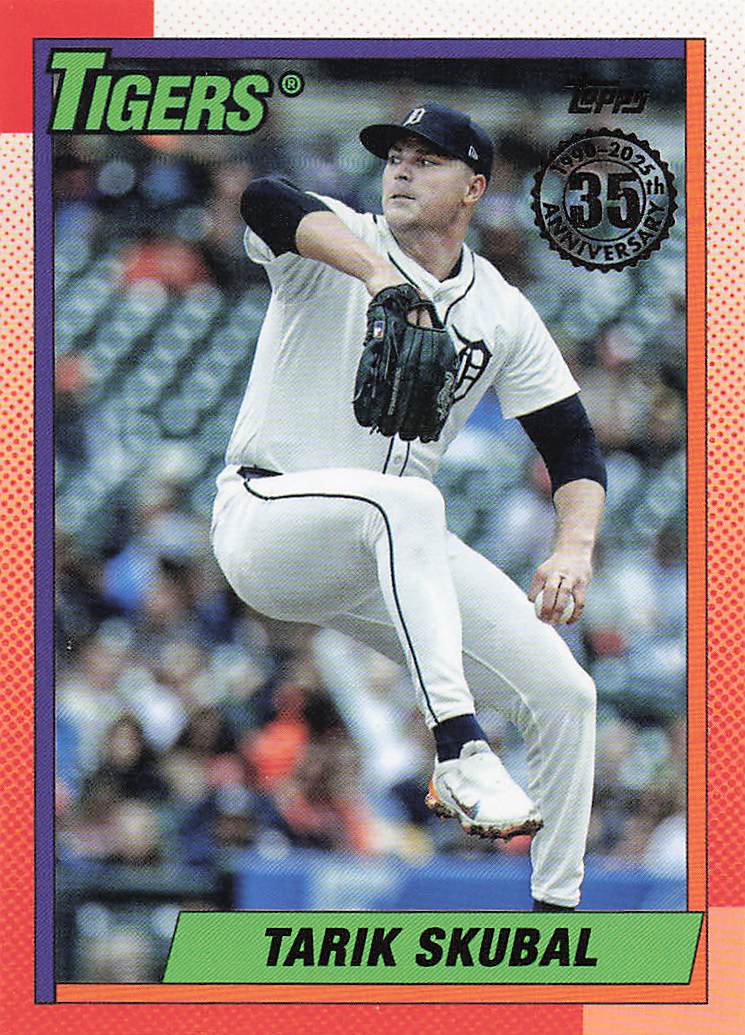 2025 Topps Baseball 1990 Topps Baseball 35th Anniversary Tarik Skubal #90B2-39
