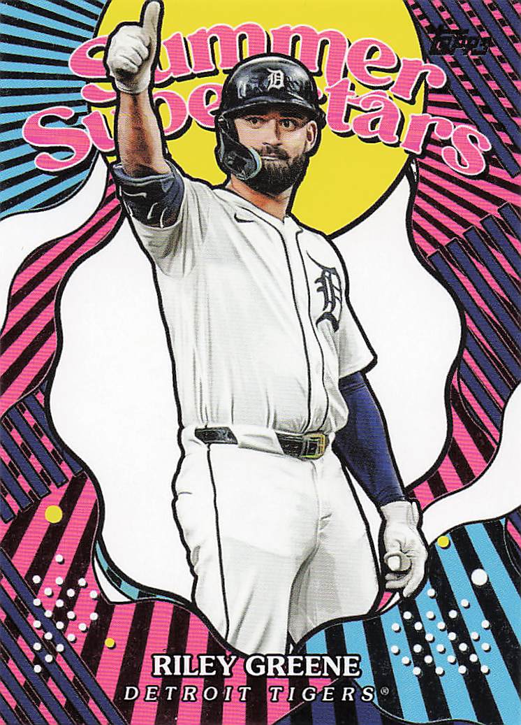 2025 Topps Baseball Summer Superstars Riley Greene #SS-14