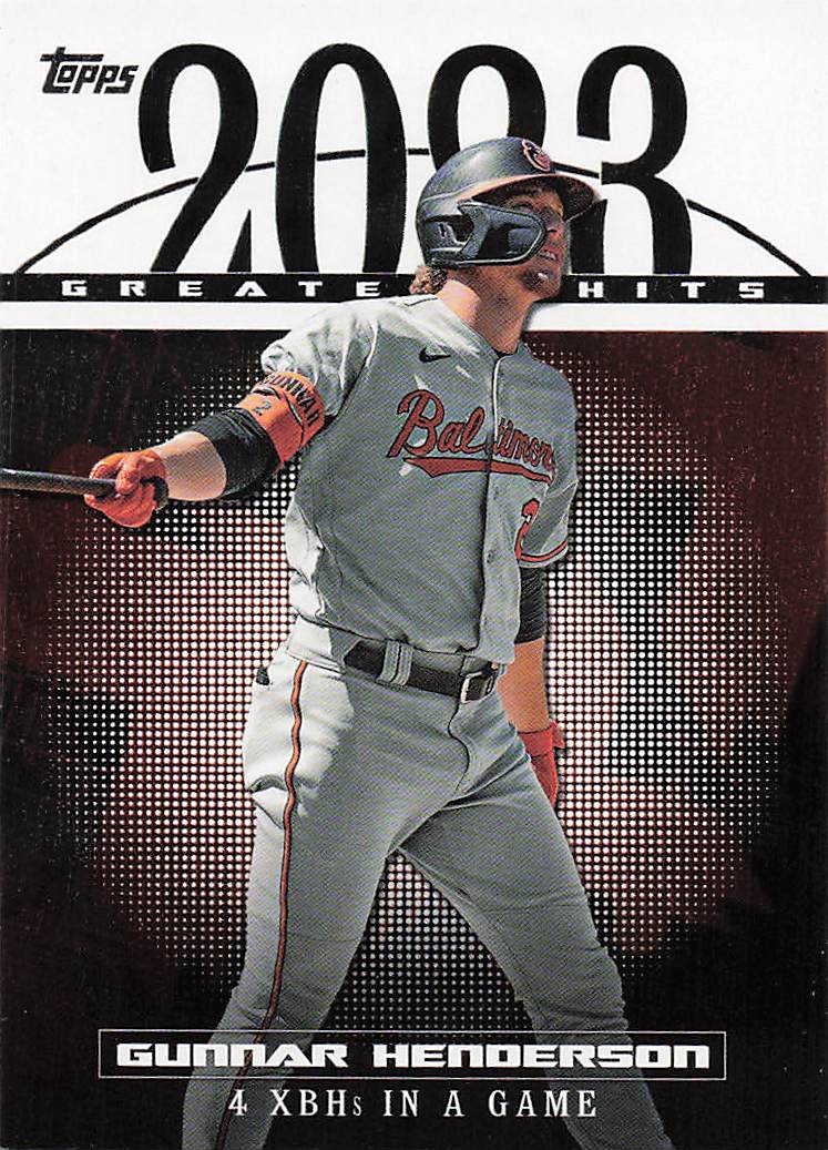 2024 Topps Baseball 2023 Greatest Hits Gunnar Henderson #23GH-18