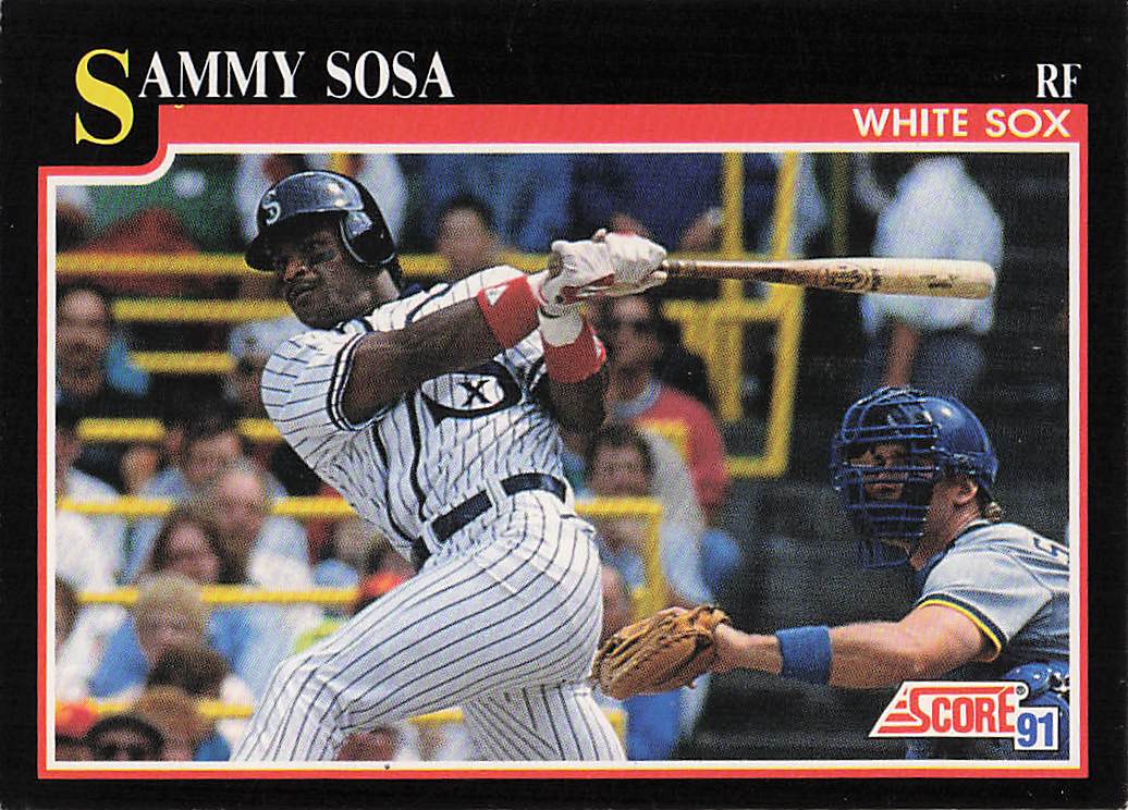 1991 Score Baseball Sammy Sosa #256