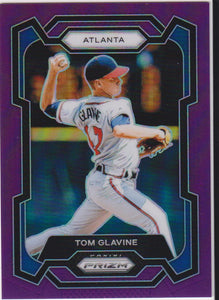 2024 Panini Prizm Baseball Purple Prizms 65/99 Tom Glavine #60