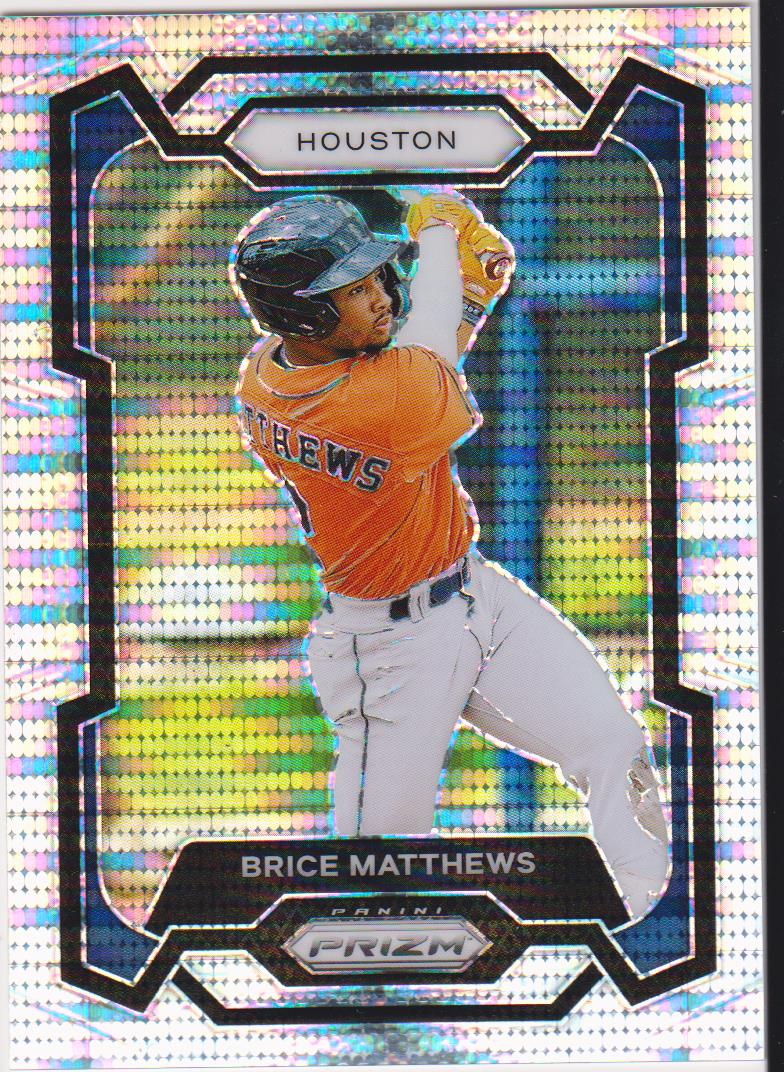 2024 Panini Prizm Baseball Pulsar Prizms 328/499 Brice Matthews #170