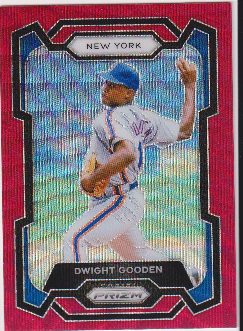 2024 Panini Prizm Baseball Ruby Wave Prizms Dwight Gooden #156