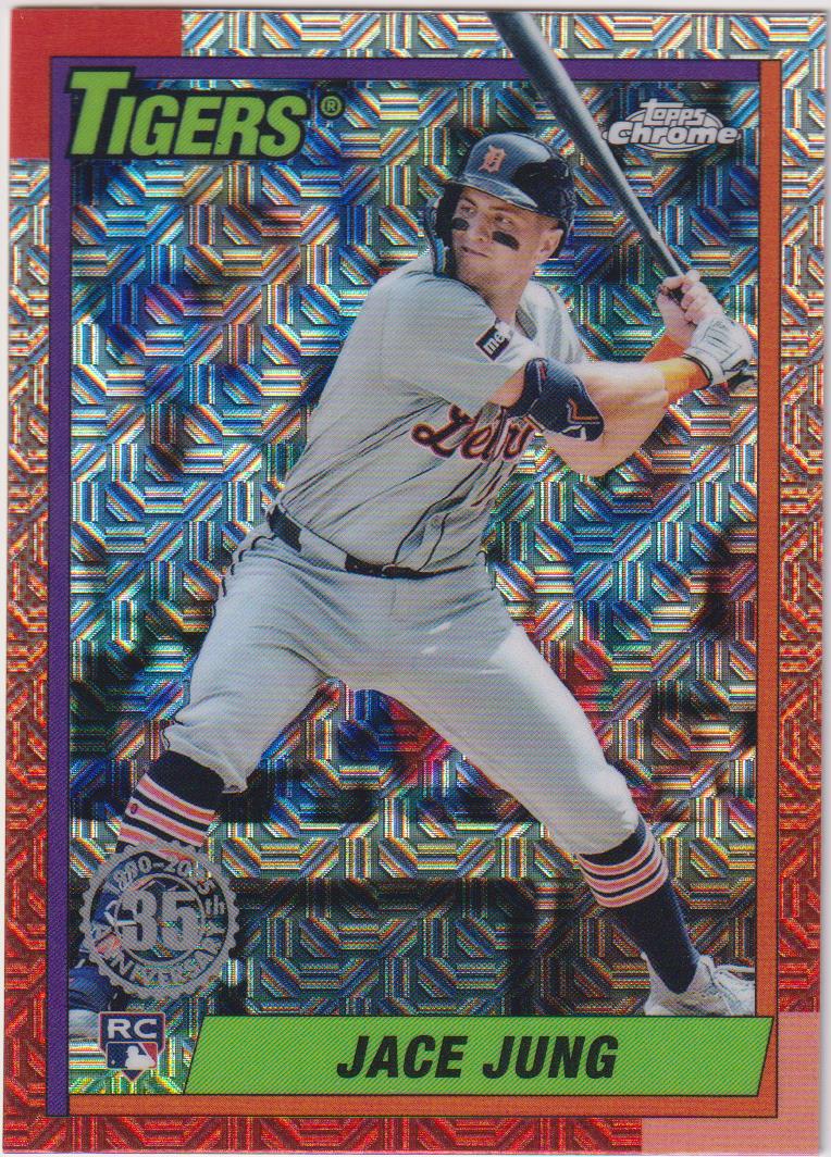 2025 Topps Baseball 1990 Topps Chrome Mojo Jace Jung #T90C-148