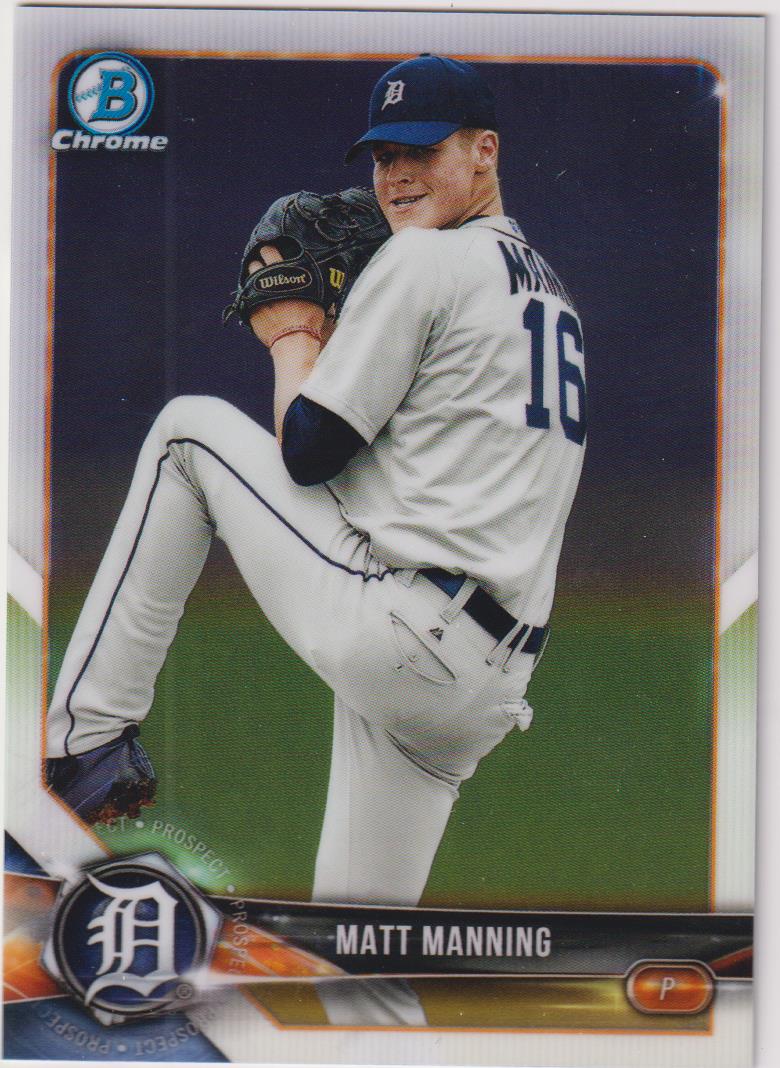 2018 Bowman Chrome Baseball Matt Manning #BCP209