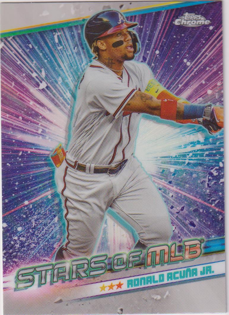 2024 Topps Baseball Stars of MLB Chrome Ronald Acuña Jr. #CSMLB-3