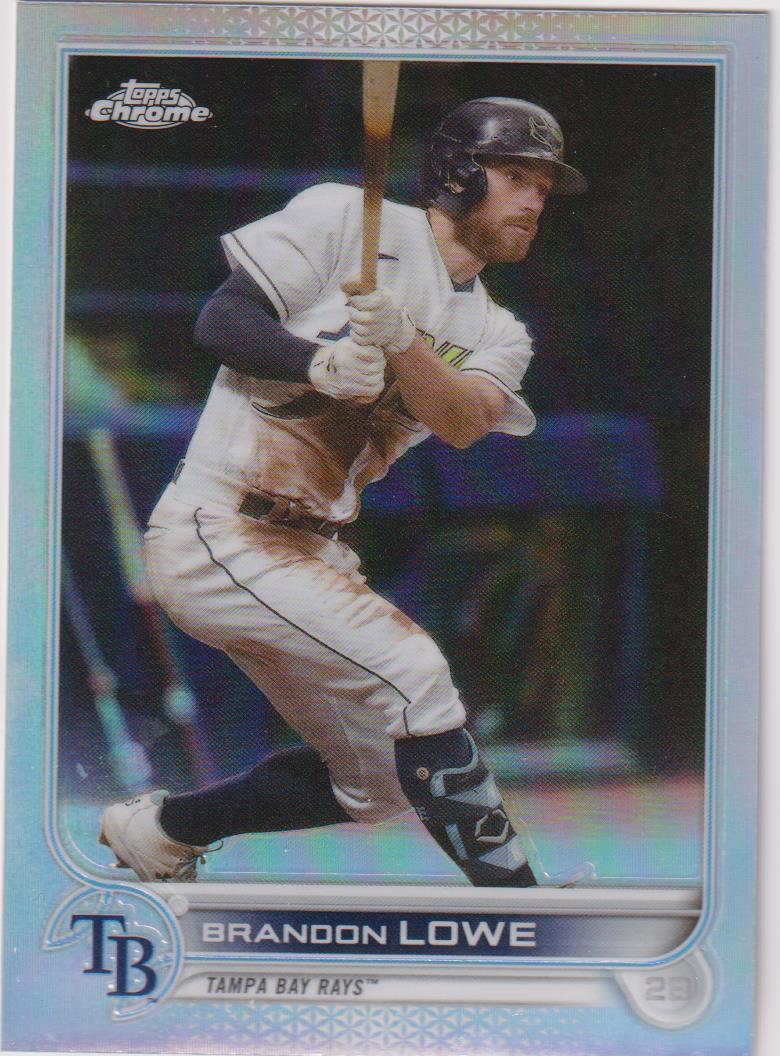 2022 Topps Chrome Baseball Refractor Brandon Lowe #107
