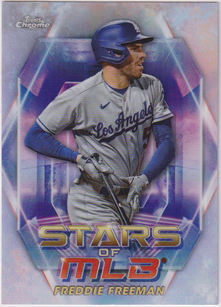 2023 Topps Baseball Stars of MLB Chrome Freddie Freeman #SMLBC-27