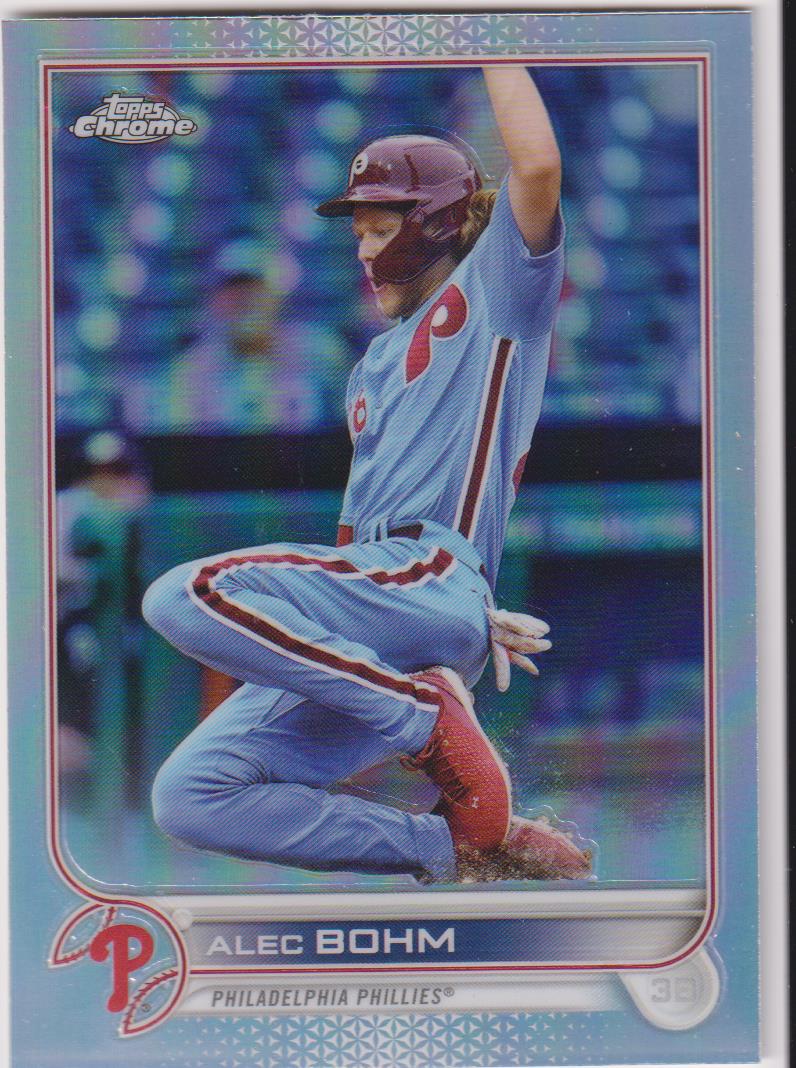 2022 Topps Chrome Baseball Refractor Alec Bohm #89