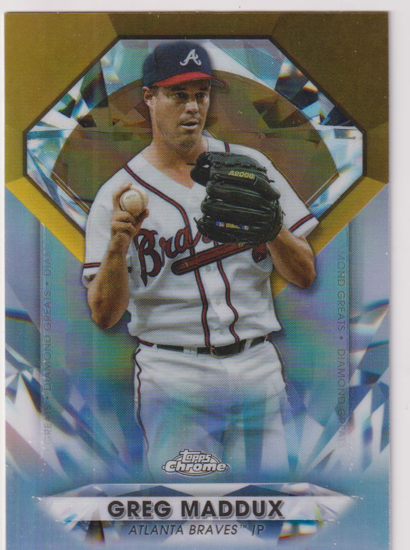 2022 Topps Chrome Update Baseball Diamond Greats Die Cuts Greg Maddux #DGC-2