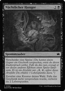 Magic The Gathering: Bloomburrow Foil DE: #102 Nächtlicher Hunger