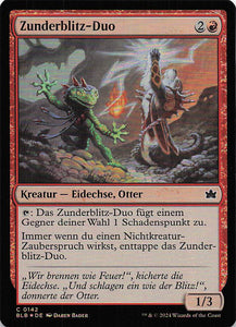 Magic The Gathering: Bloomburrow Foil DE: #142 Zunderblitz-Duo