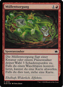 Magic The Gathering: Bloomburrow Foil DE: #156 Müllentsorgung