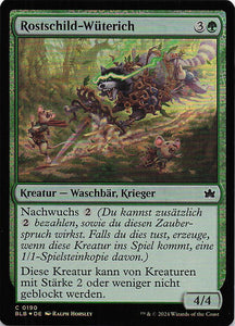 Magic The Gathering: Bloomburrow Foil DE: #190 Rostschild-Wüterich