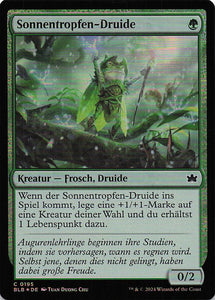 Magic The Gathering: Bloomburrow Foil DE: #195 Sonnentropfen-Druide
