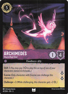 Disney Lorcana: Shimmering Skies EN: #47 Archimedes