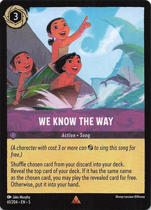 Disney Lorcana: Shimmering Skies EN: #61 We Know the way