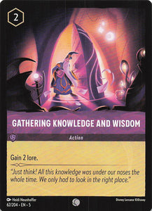 Disney Lorcana: Shimmering Skies EN: #62 Gathering Knowledge and Wisdom