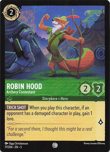 Disney Lorcana: Shimmering Skies EN: #77 Robin Hood