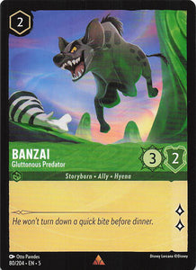 Disney Lorcana: Shimmering Skies EN: #80 Banzai