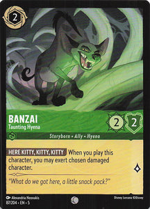 Disney Lorcana: Shimmering Skies EN: #87 Banzai