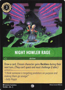 Disney Lorcana: Shimmering Skies EN: #95 Night Howler Rage