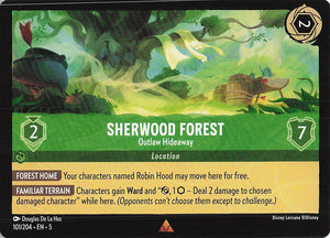 Disney Lorcana: Shimmering Skies EN: #101 Sherwood Forest