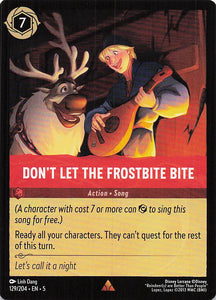 Disney Lorcana: Shimmering Skies EN: #129 Don't Let The Frostbite Bite