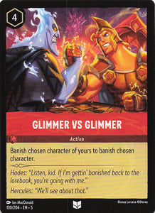 Disney Lorcana: Shimmering Skies EN: #130 Glimmer vs Glimmer