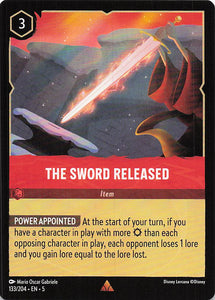 Disney Lorcana: Shimmering Skies EN: #133 The Sword Released