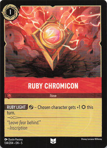 Disney Lorcana: Shimmering Skies EN: #134 Ruby Chromicon