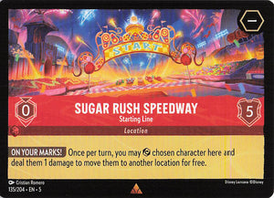 Disney Lorcana: Shimmering Skies EN: #135 Sugar Rush Speedway