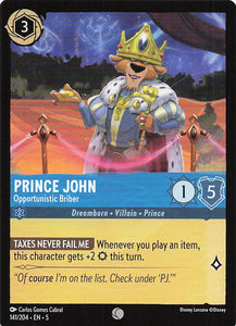 Disney Lorcana: Shimmering Skies EN: #141 Prince John