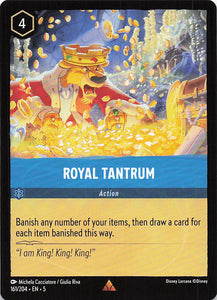 Disney Lorcana: Shimmering Skies EN: #161 Royal Tantrum