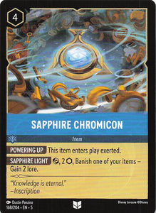 Disney Lorcana: Shimmering Skies EN: #168 Sapphire Chromicon