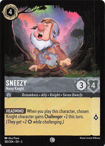 Disney Lorcana: Shimmering Skies EN: #180 Sneezy