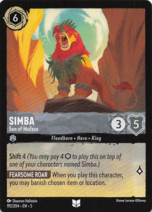 Disney Lorcana: Shimmering Skies EN: #192 Simba