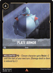 Disney Lorcana: Shimmering Skies EN: #201 Plate Armor