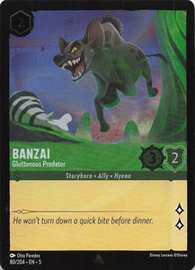 Disney Lorcana: Shimmering Skies Foil EN: #80 Banzai