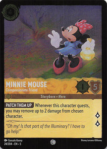Disney Lorcana: Shimmering Skies Foil EN: #24 Minnie Mouse